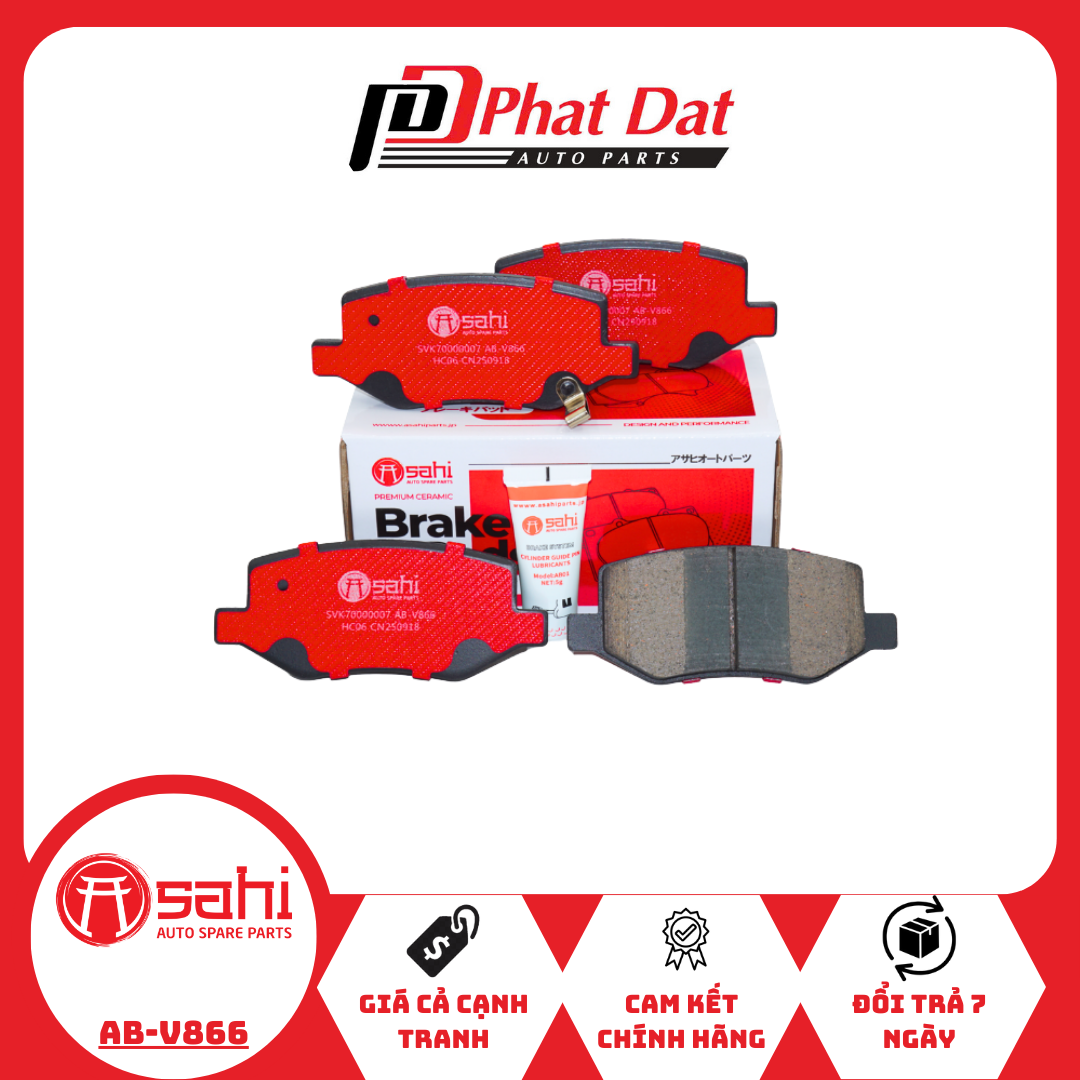 Má phanh sau Asahi tương thích VF6 Má phanh sau Asahi tương thích VF6