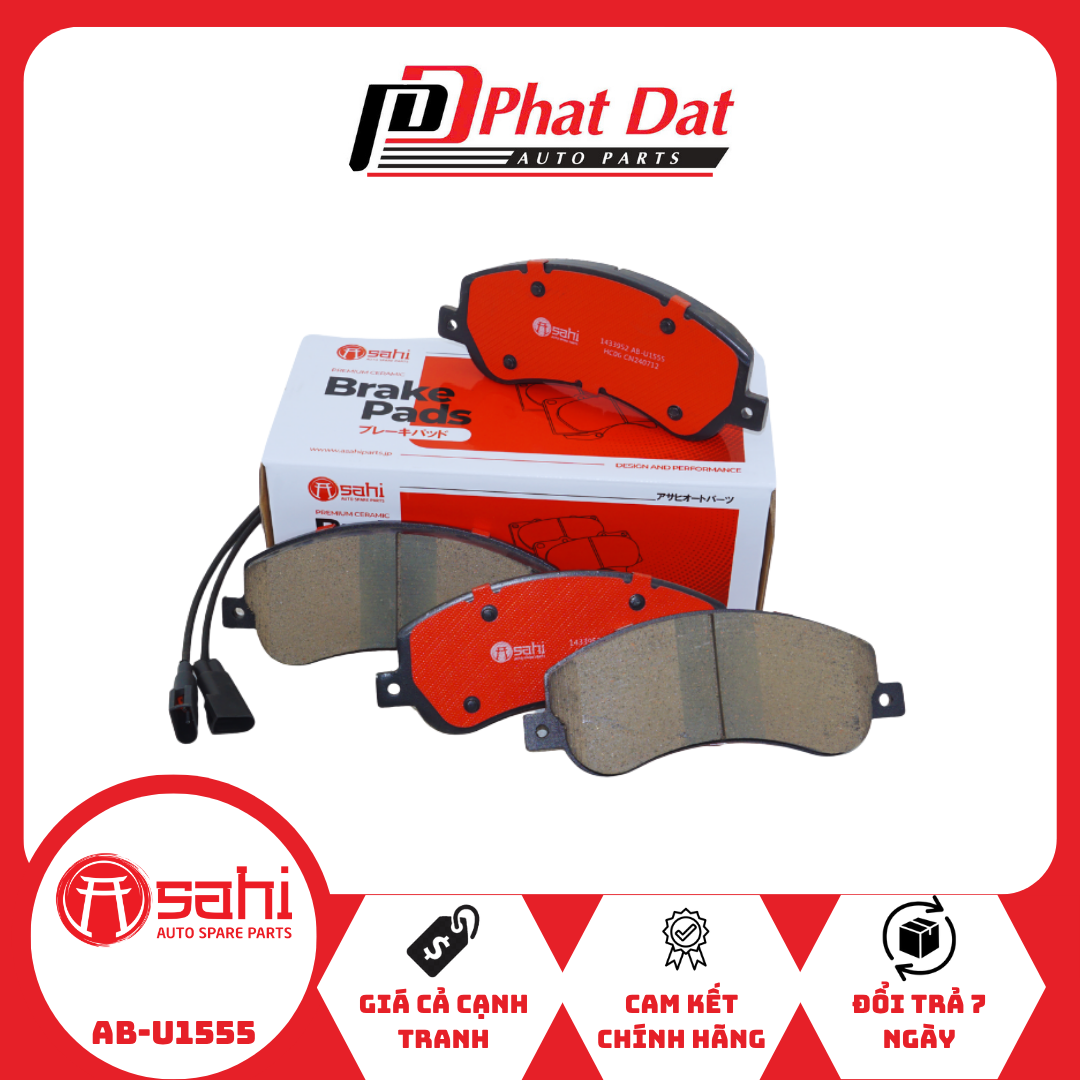 Má phanh trước Asahi tương thích Transit 2008-2022 Má phanh trước Asahi tương thích Transit 2008-2022